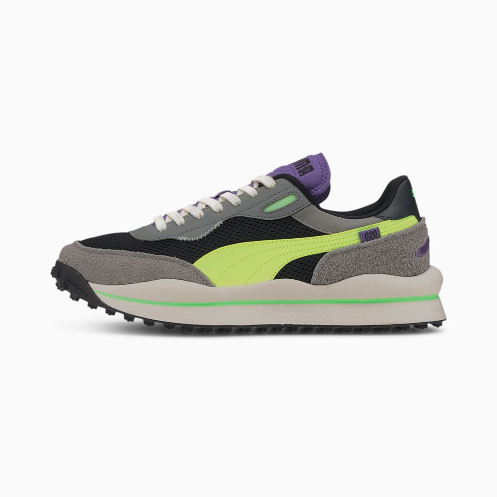 Puma Style Rider Neo Archive Férfi Sportcipő - Fekete/Szürke ( Hungary - ROJHT1357 )
